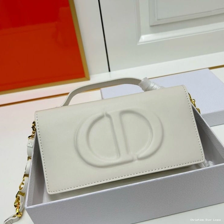 Cheap Dior White Mini Bag Signature Calfskin CD 0728 Luxury